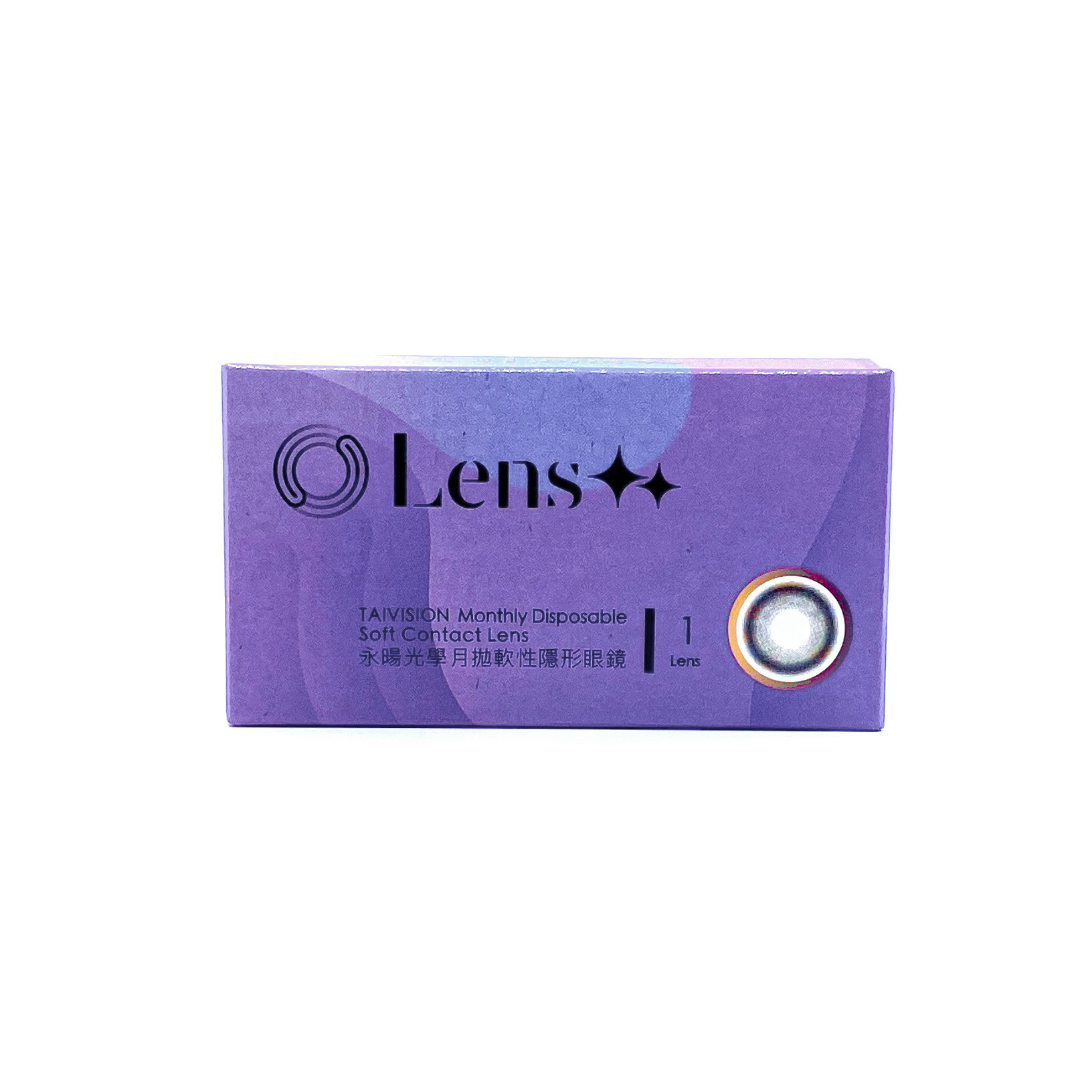 LENS++｜彩色月拋軟式(1PCS)｜星辰灰