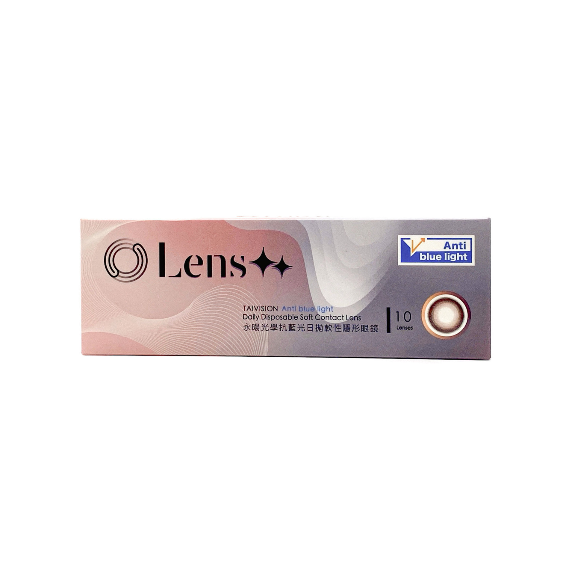 LENS++｜抗藍光彩色日拋(10PCS)｜星韻棕