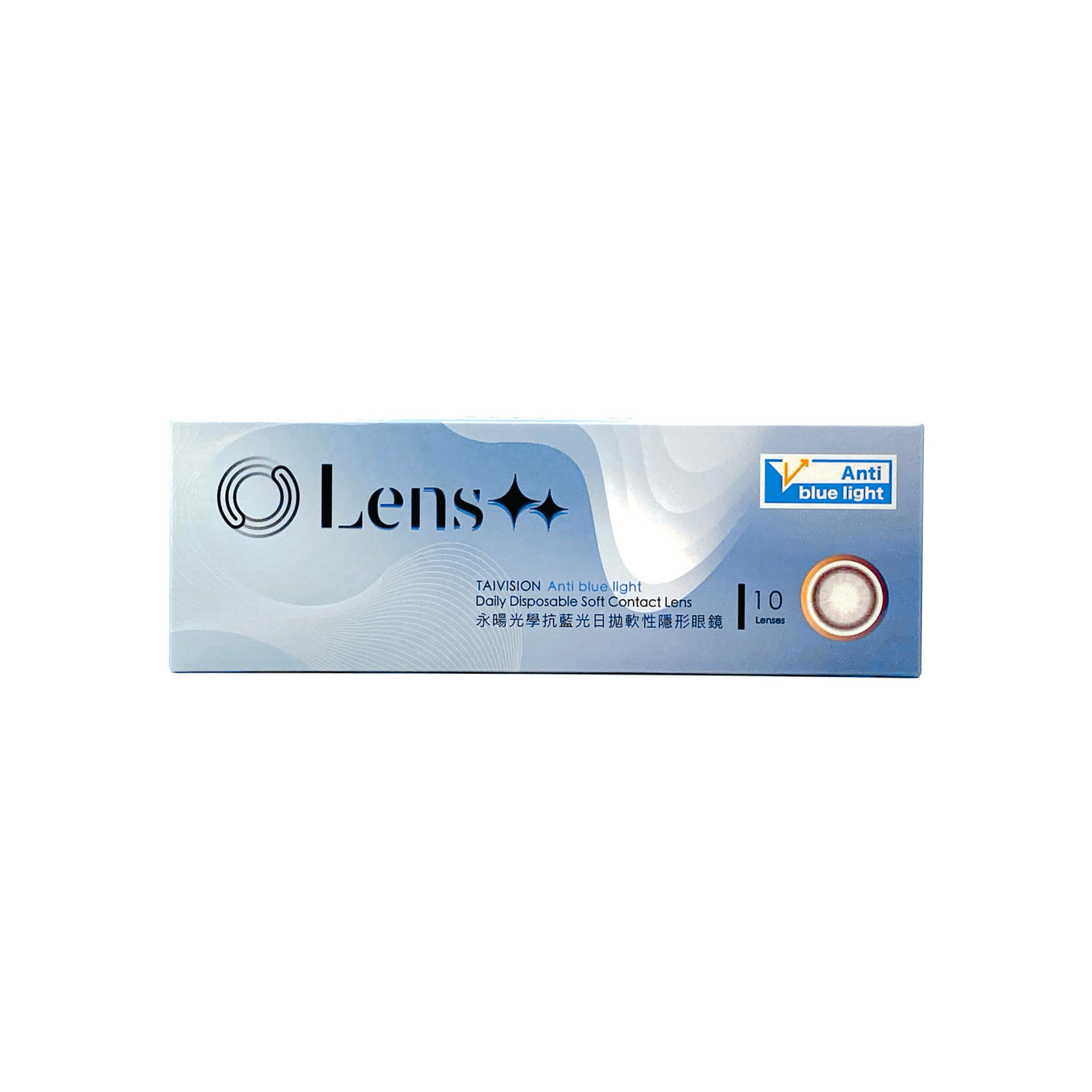 LENS++｜抗藍光彩色日拋(10PCS)｜星韻灰