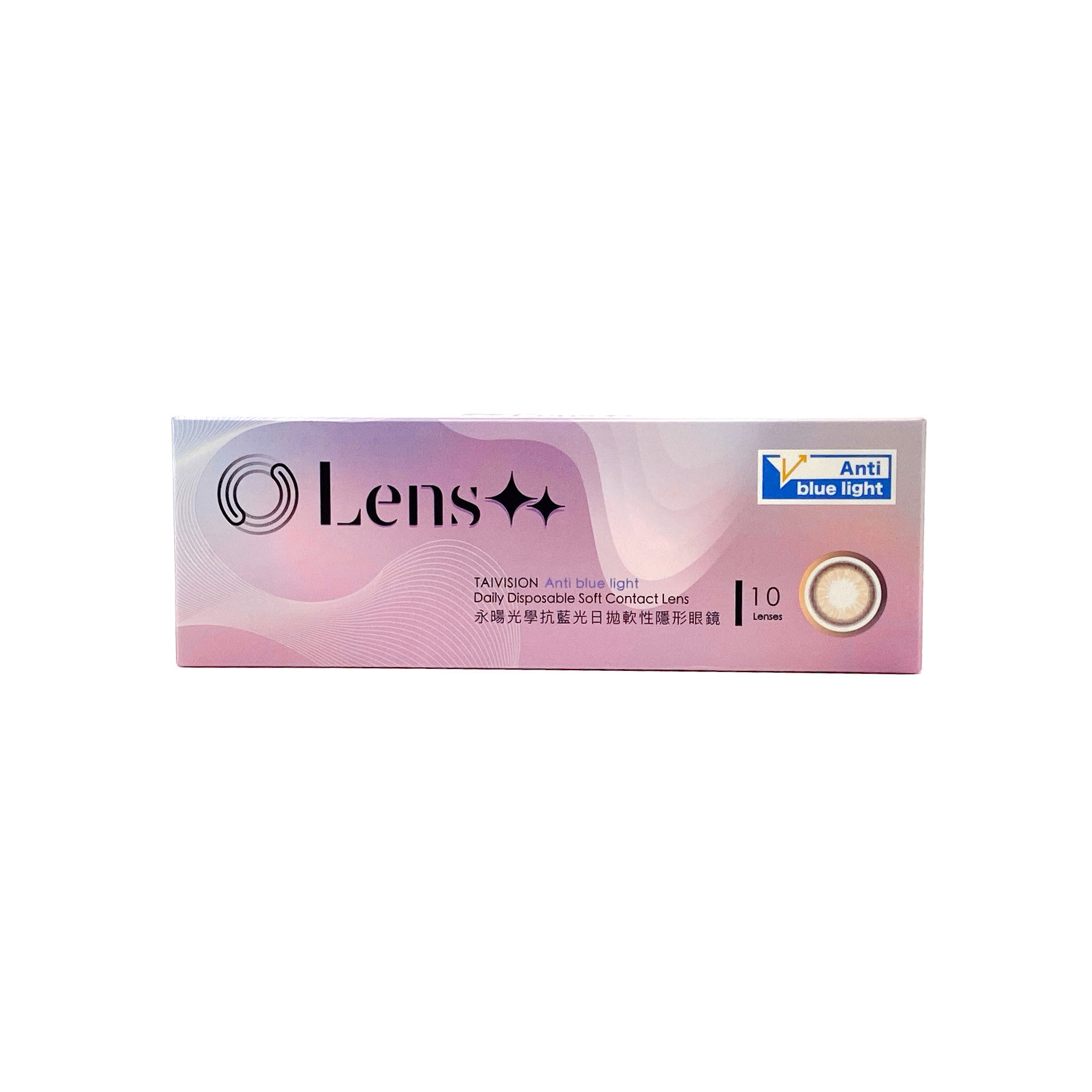LENS++｜抗藍光彩色日拋(10PCS)｜星韻褐